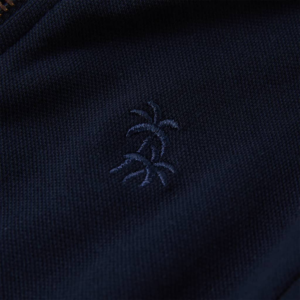 Kinder-Sweatshirt mit Reißverschluss Marineblau
