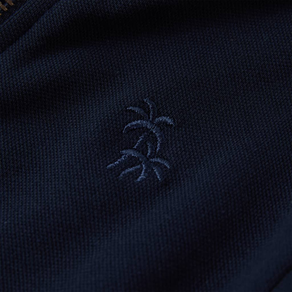 Kinder-Sweatshirt mit Reißverschluss Marineblau