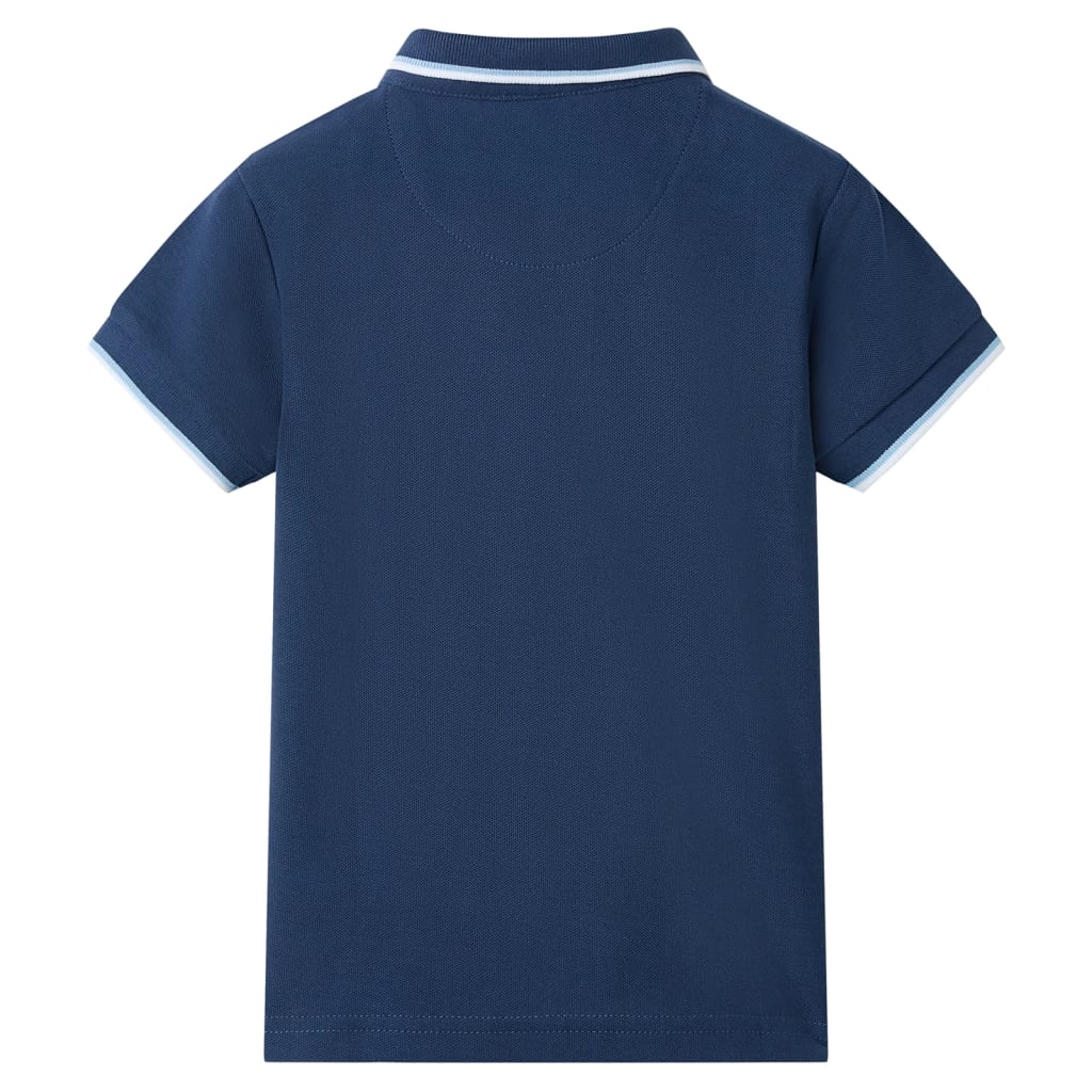 Kinder-Poloshirt Dunkelblau