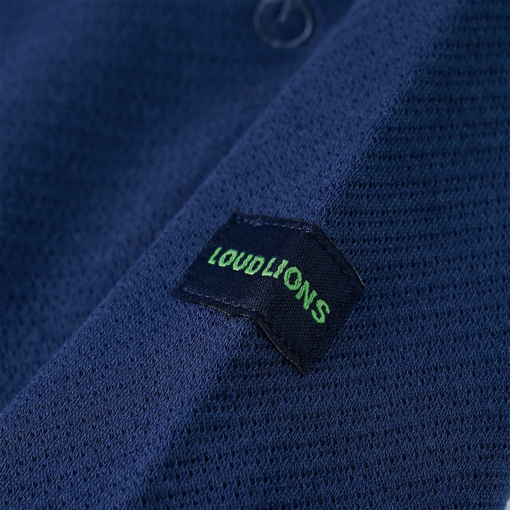 Kinder-Sweatshirt mit Reißverschluss Marineblau