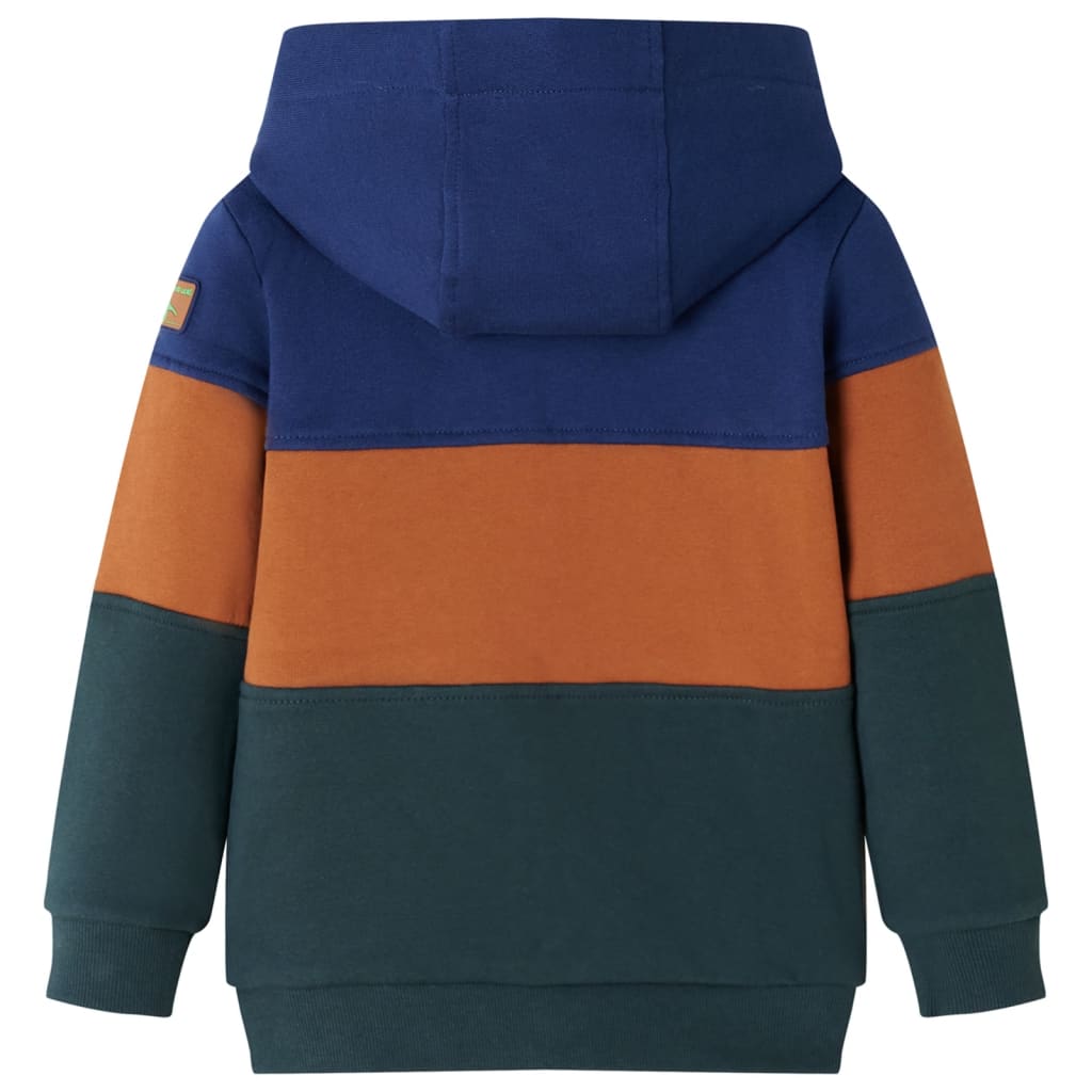 Kinder-Kapuzenpullover mit Reißverschluss