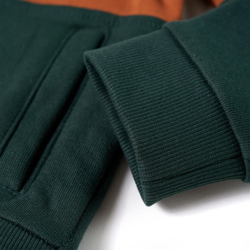 Kinder-Kapuzenpullover mit Reißverschluss