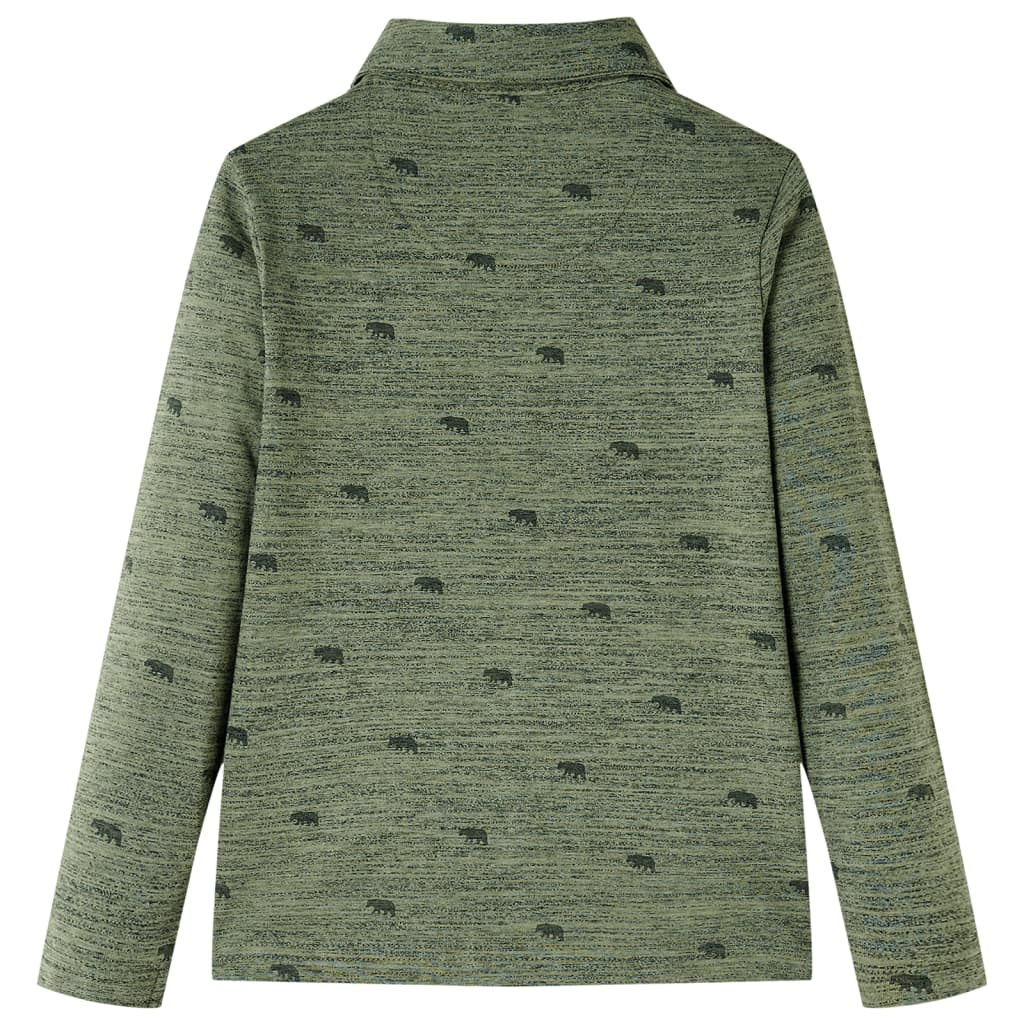 Kinderhemd Khaki Melange