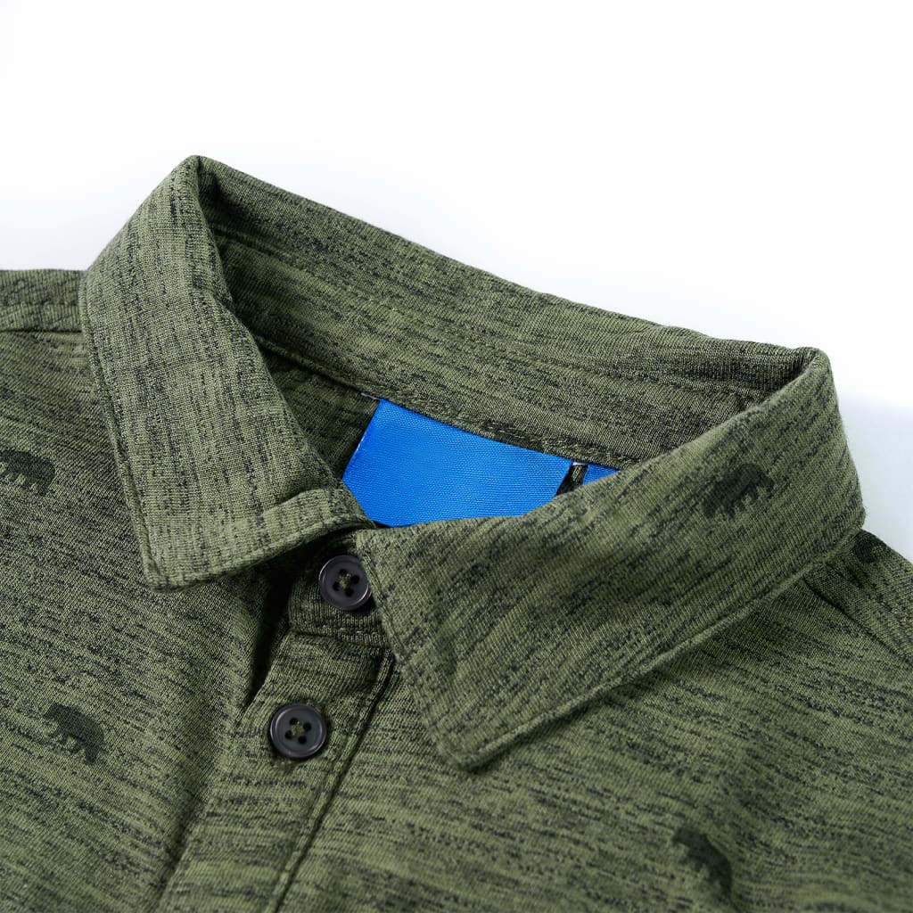 Kinderhemd Khaki Melange