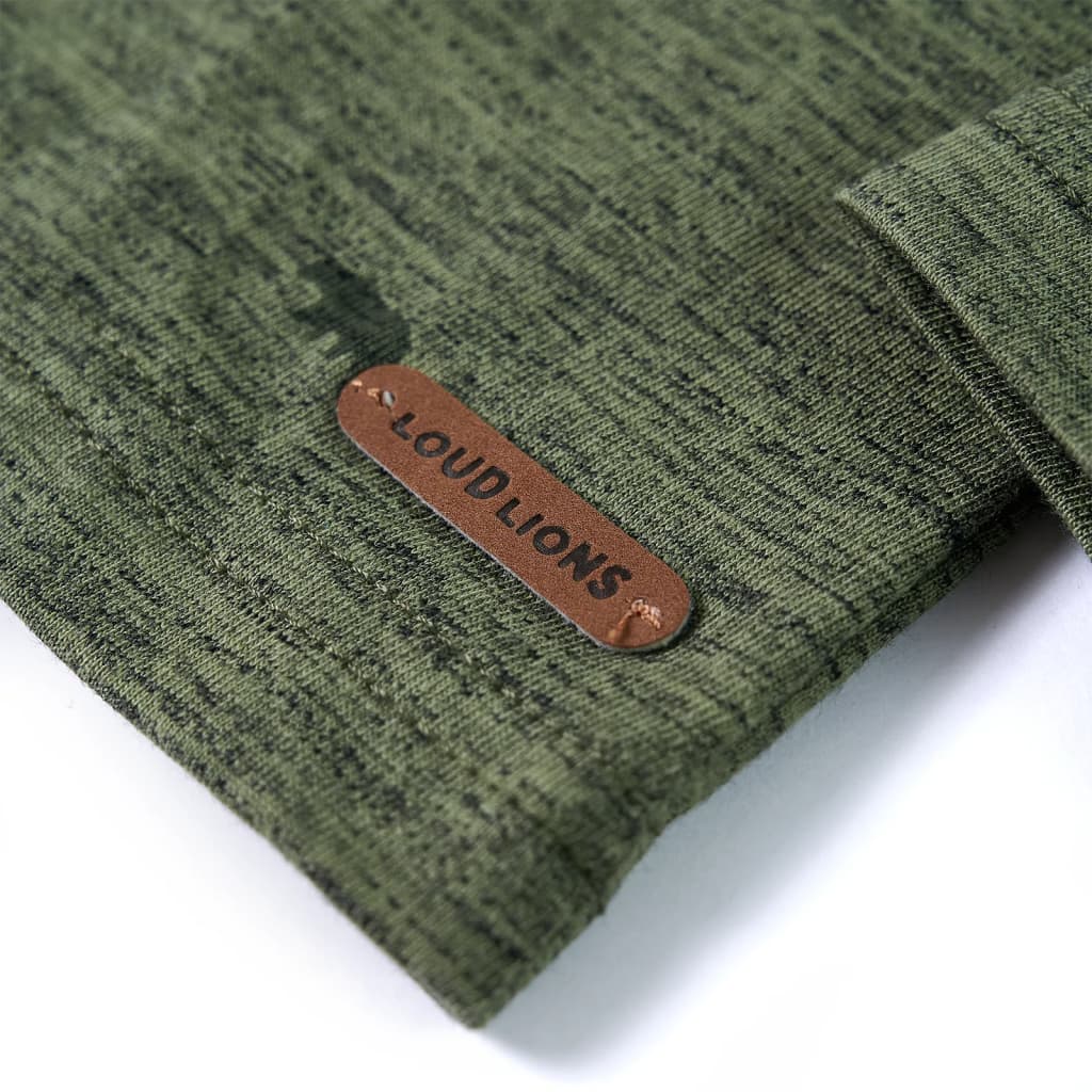 Kinderhemd Khaki Melange