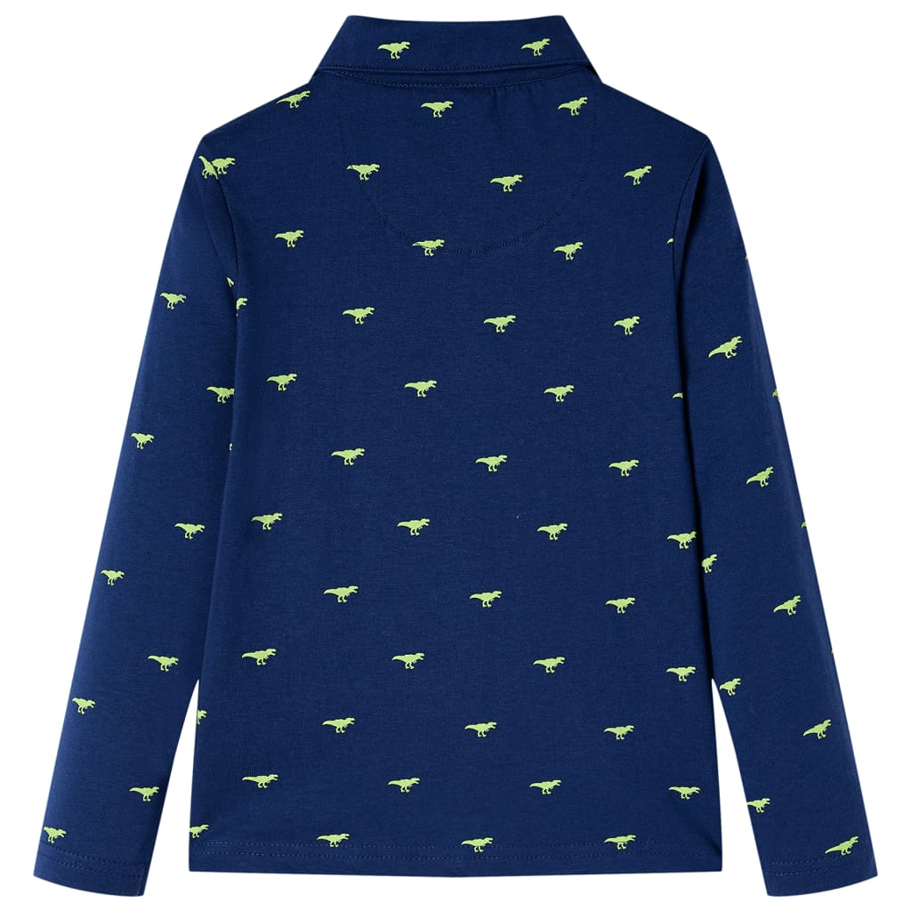 Kinderhemd Marineblau