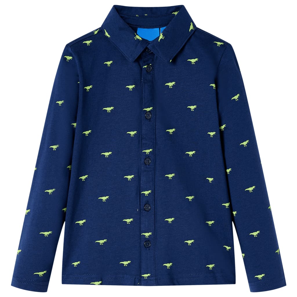 Kinderhemd Marineblau