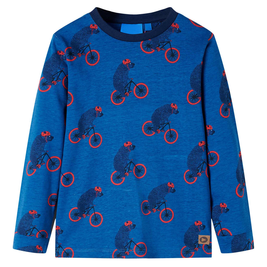 Kinderpyjama mit Langen Ärmeln Petrolblau