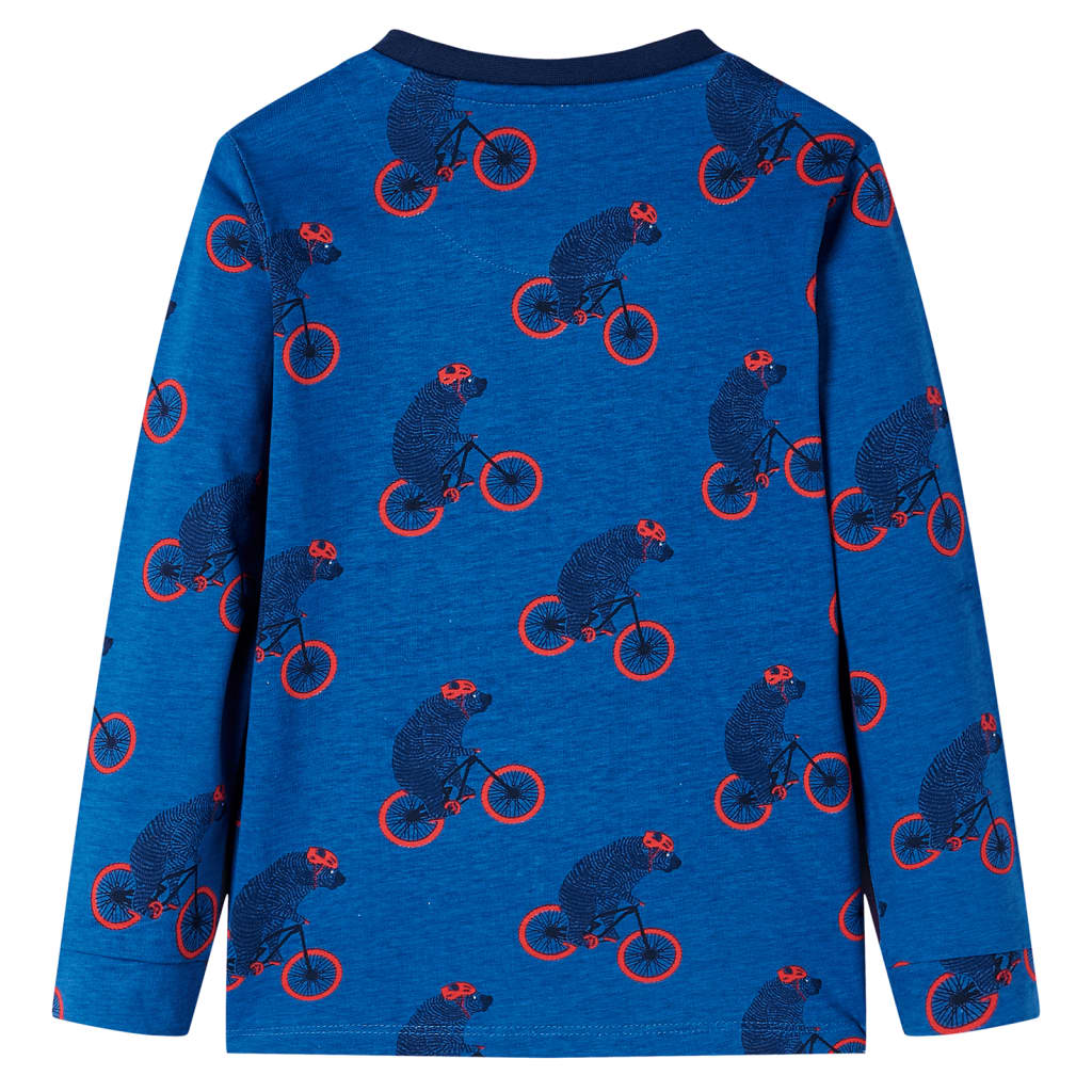 Kinderpyjama mit Langen Ärmeln Petrolblau
