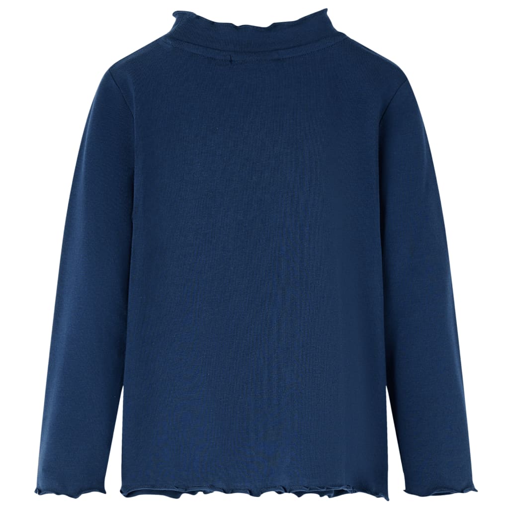 Kinder-Langarmshirt Marineblau