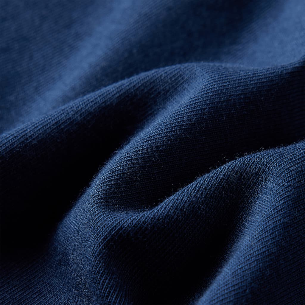 Kinder-Langarmshirt Marineblau