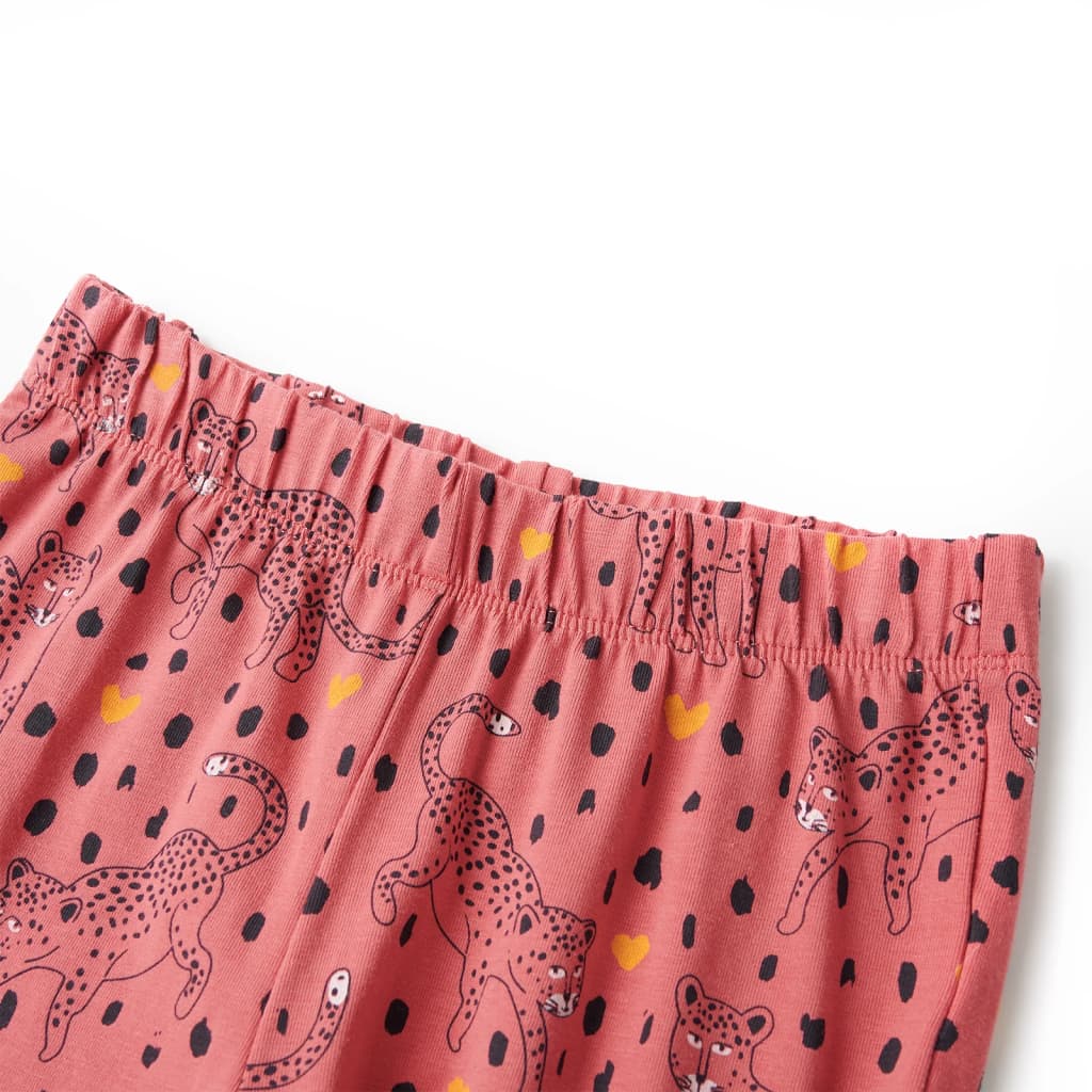Kinderpyjama mit Langen Ärmeln Altrosa