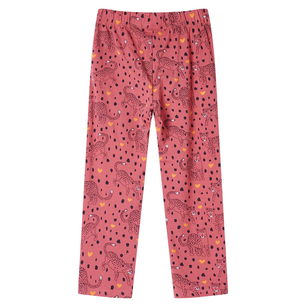 Kinderpyjama mit Langen Ärmeln Altrosa
