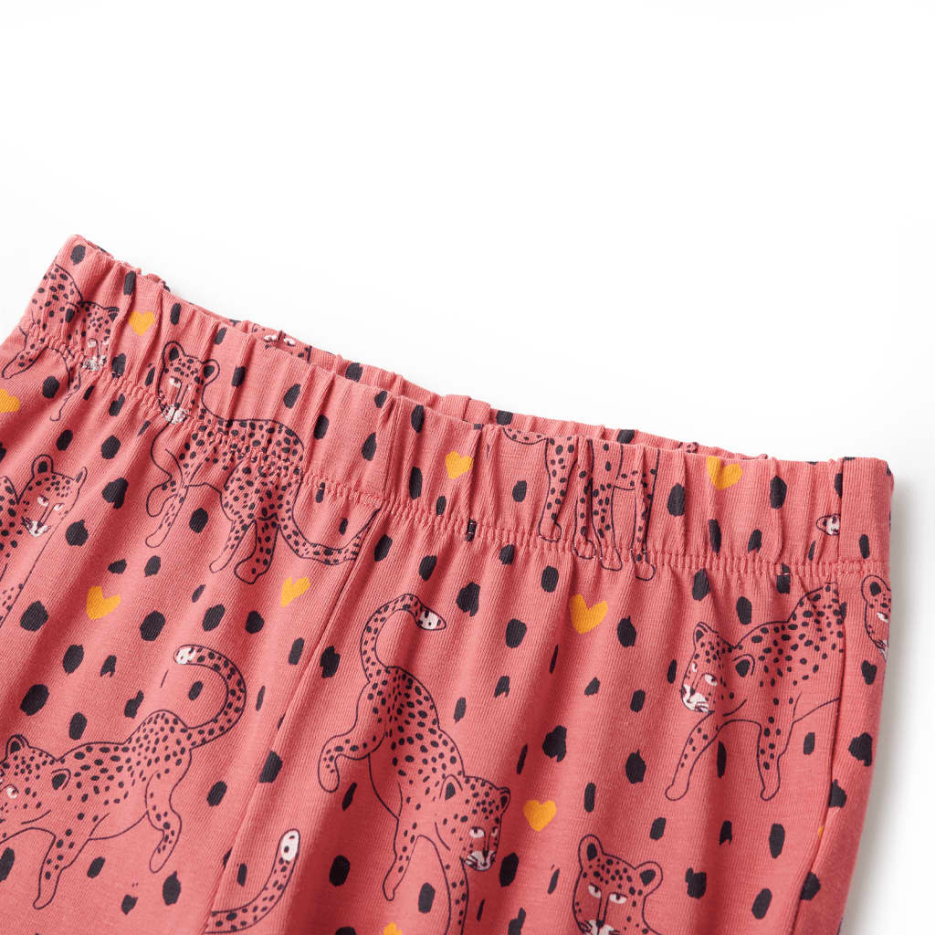 Kinderpyjama mit Langen Ärmeln Altrosa