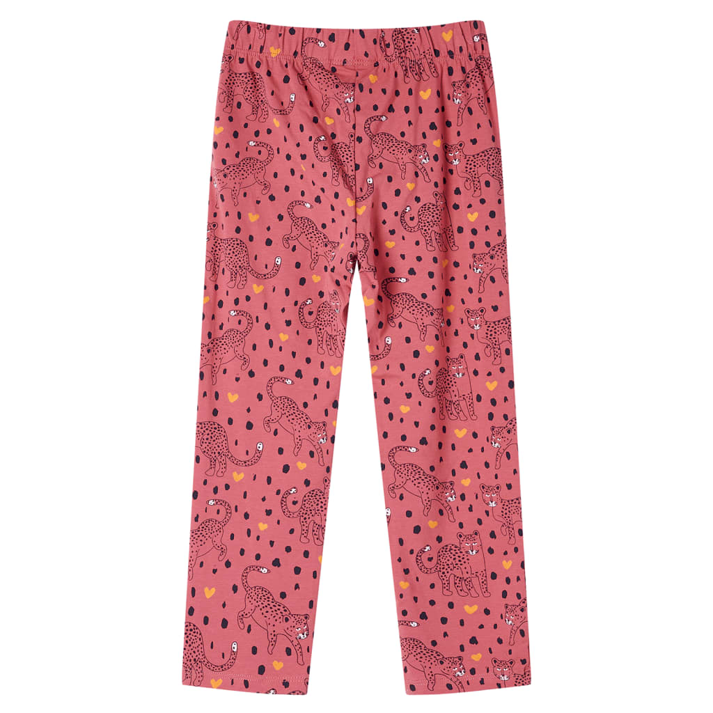 Kinderpyjama mit Langen Ärmeln Altrosa