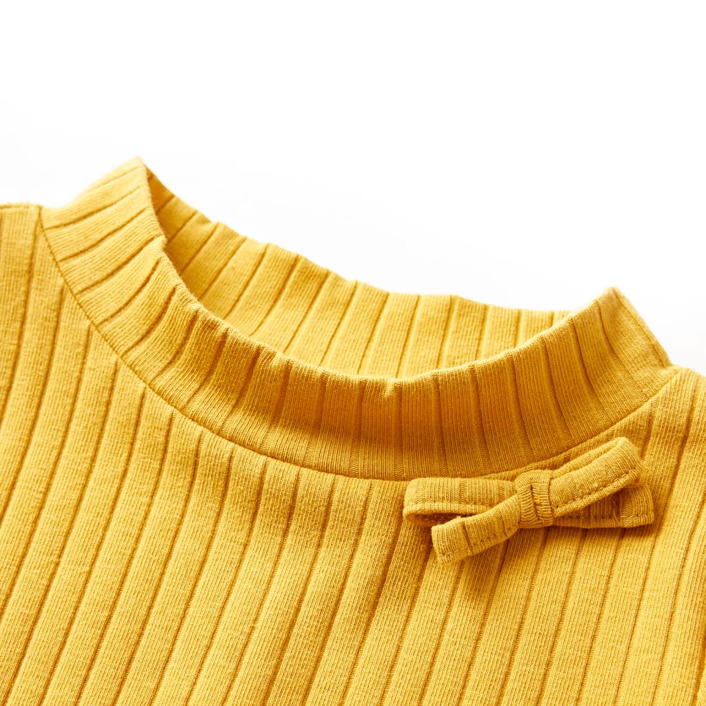 Kinder-Langarmshirt Rippstrick