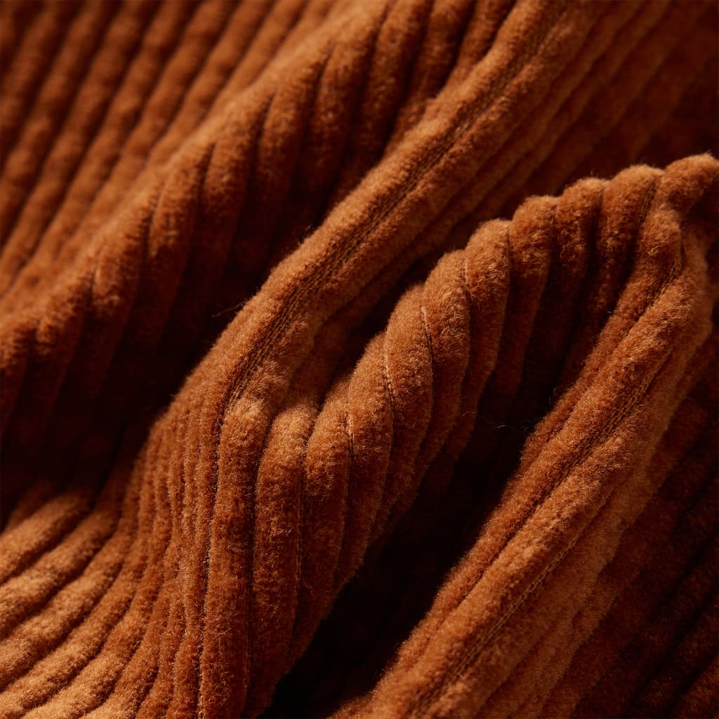 Kinderrock mit Taschen Cord Cognac