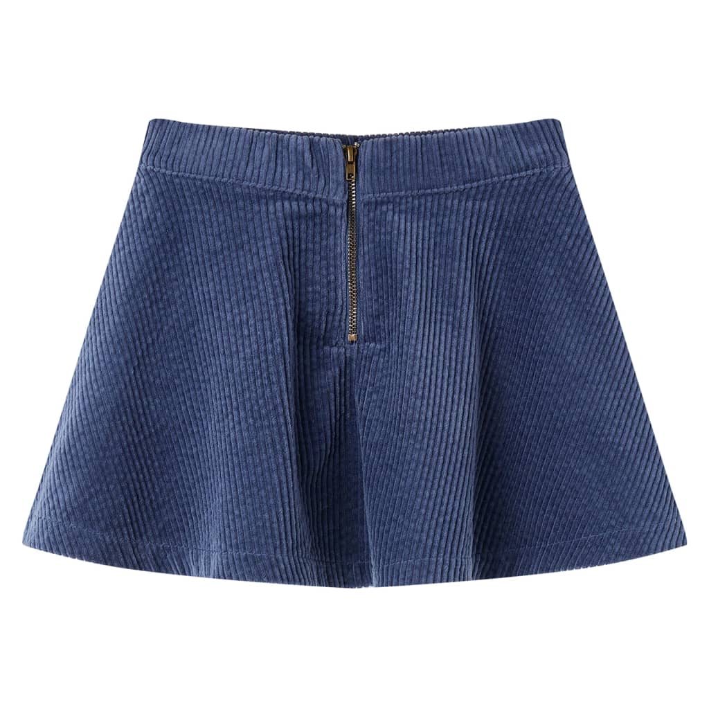 Kinderrock mit Taschen Cord Marineblau