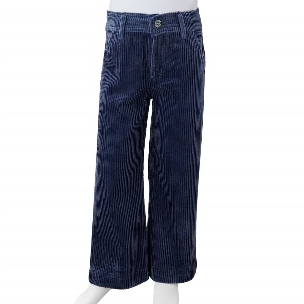 Kinderhose Cord Marineblau