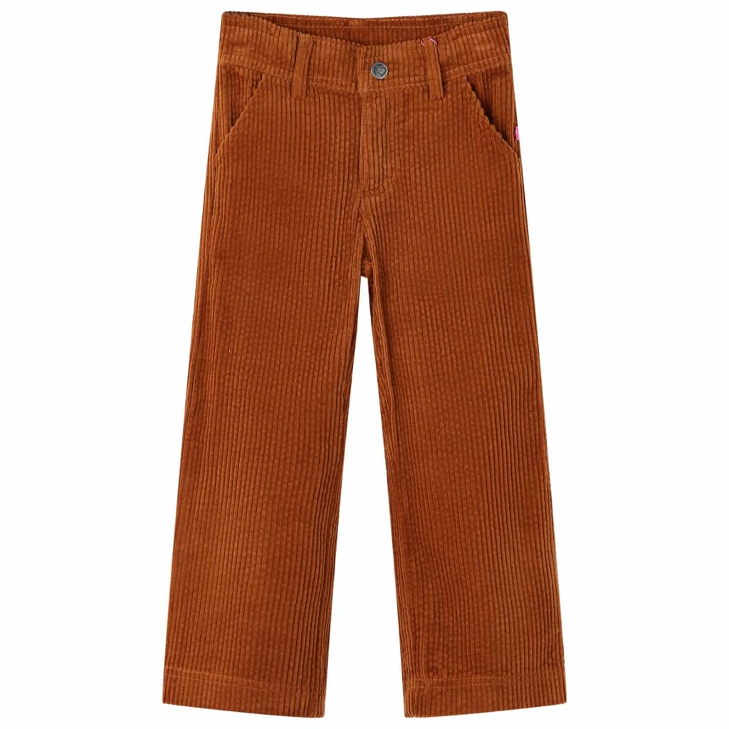 Kinderhose Cord Cognac