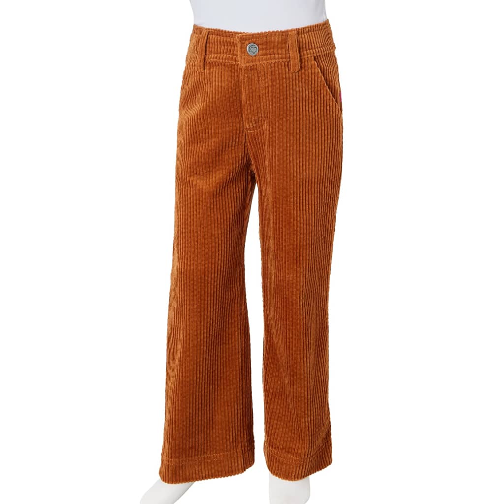Kinderhose Cord Cognac