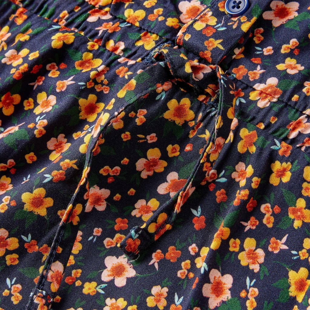 Kinderkleid mit Langen Ärmeln Marineblau