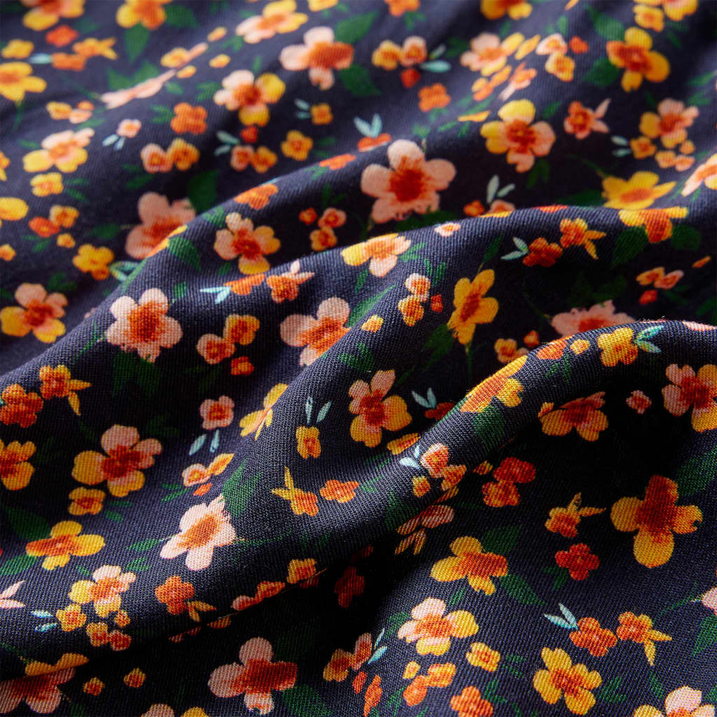 Kinderkleid mit Langen Ärmeln Marineblau