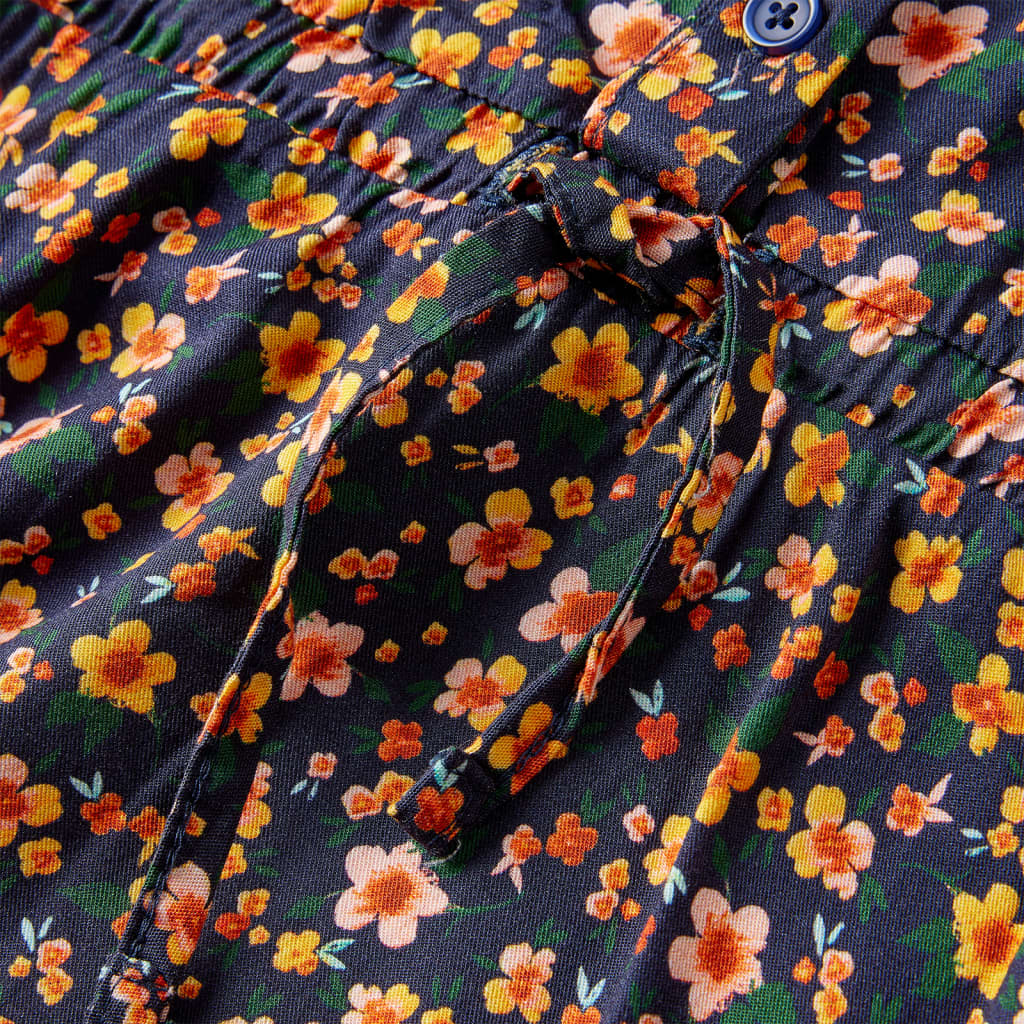 Kinderkleid mit Langen Ärmeln Marineblau