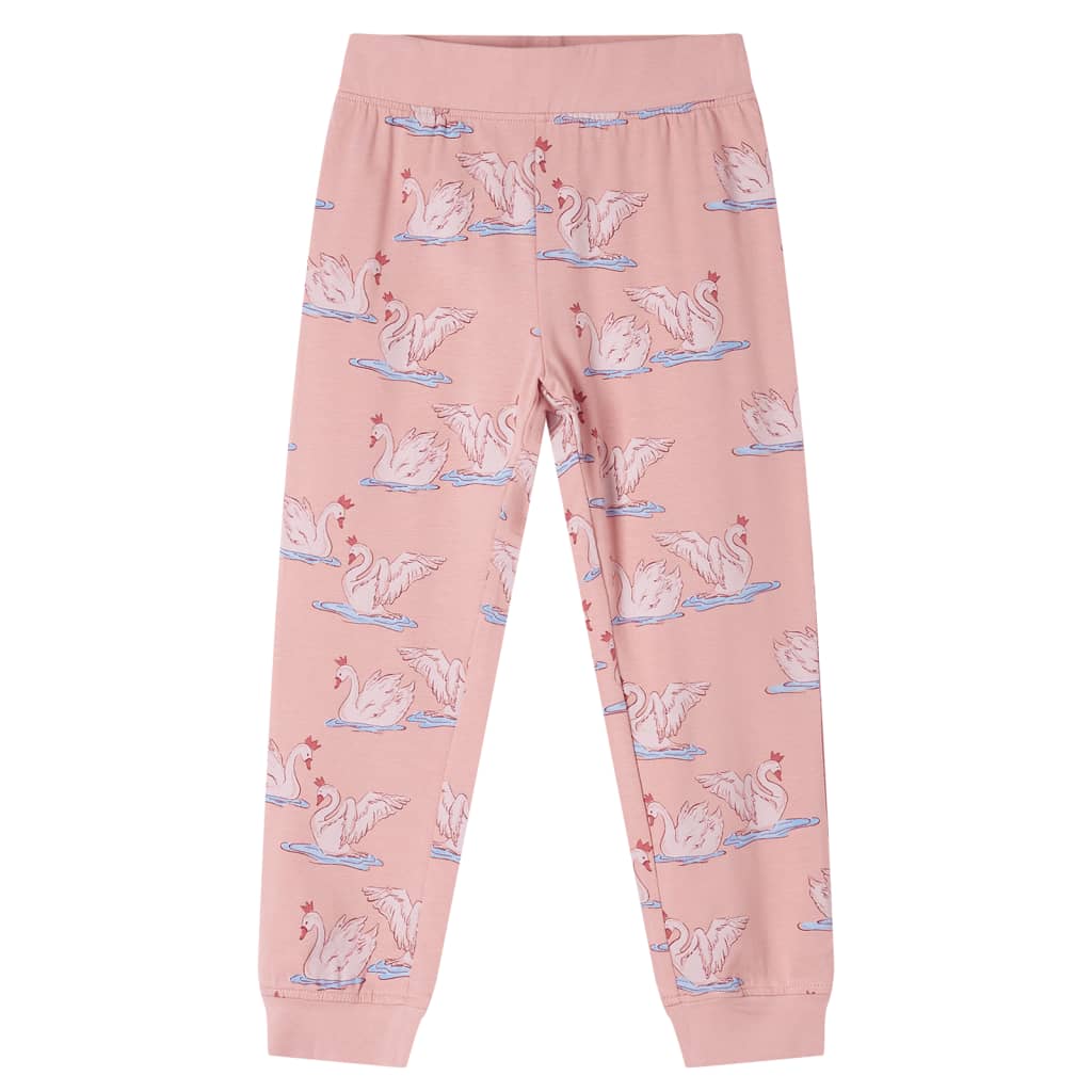Kinderpyjama mit Langen Ärmeln Hellrosa