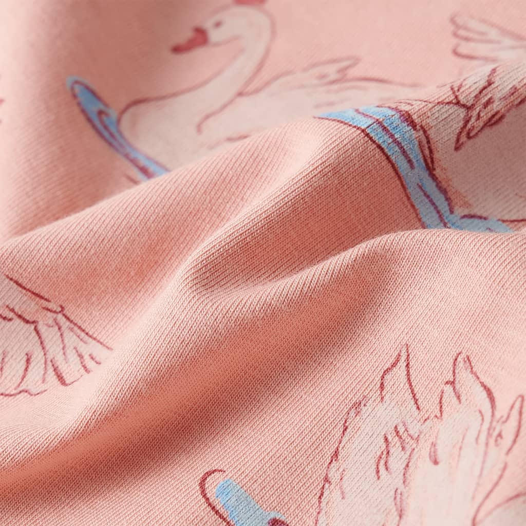 Kinderpyjama mit Langen Ärmeln Hellrosa