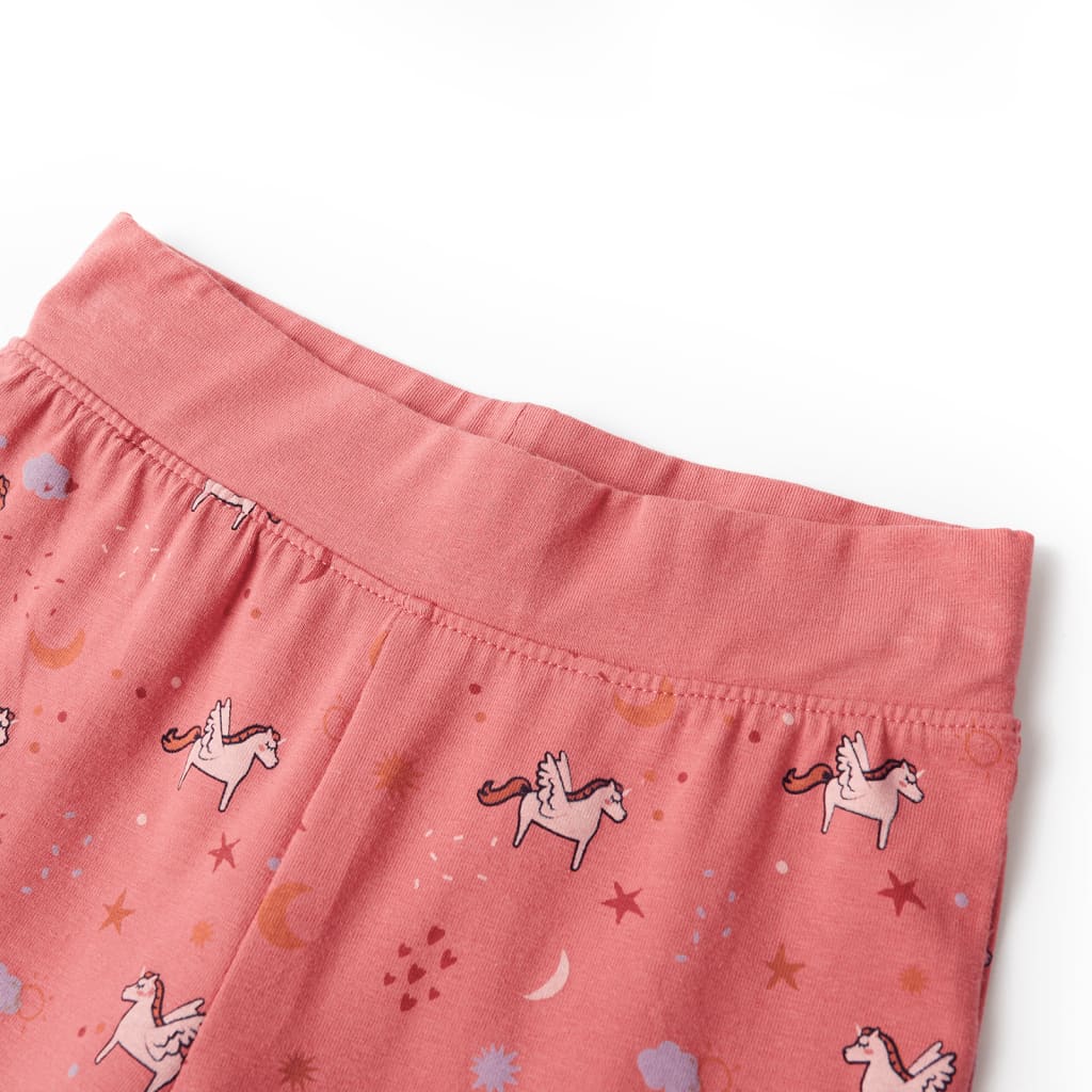 Kinderpyjama mit Langen Ärmeln Altrosa