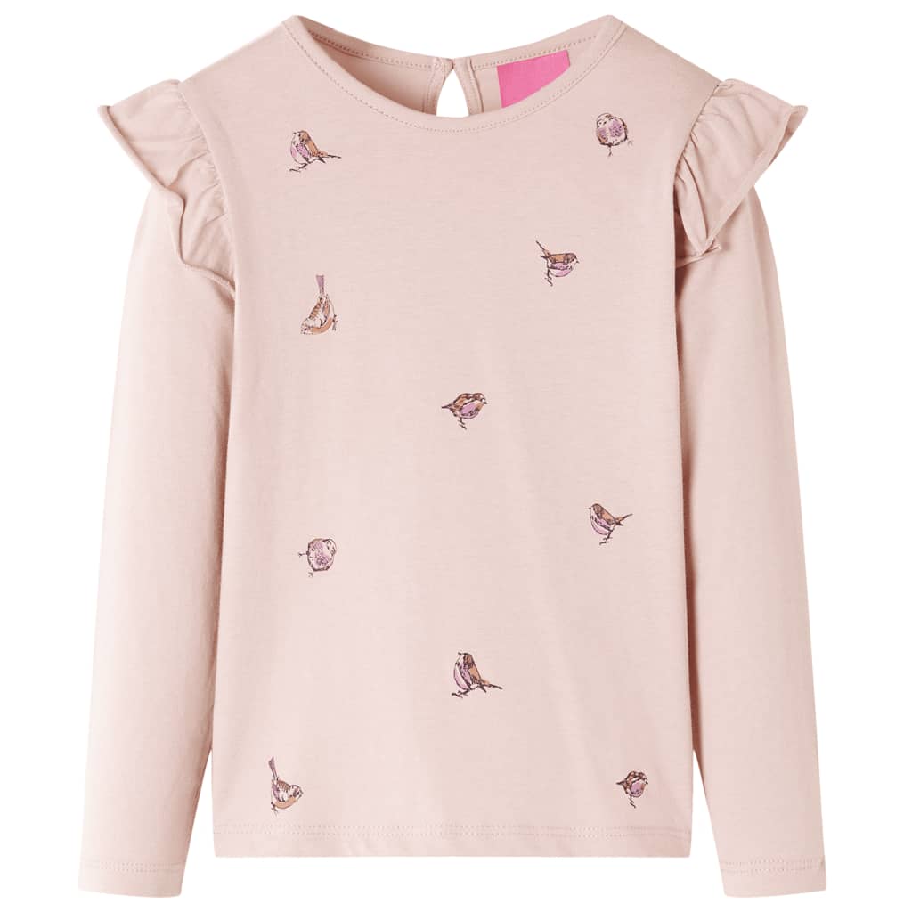 Kinder-Langarmshirt Rosa