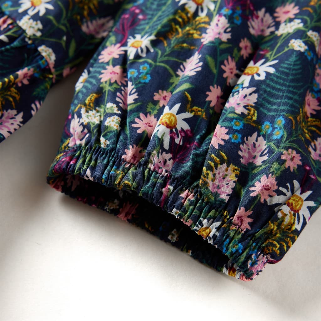 Kinderkleid mit Langen Ärmeln Dunkelblau