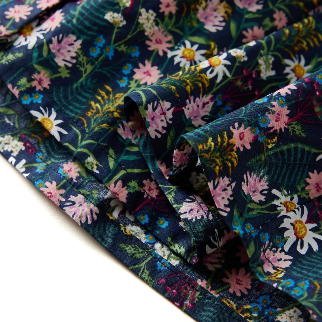 Kinderkleid mit Langen Ärmeln Dunkelblau