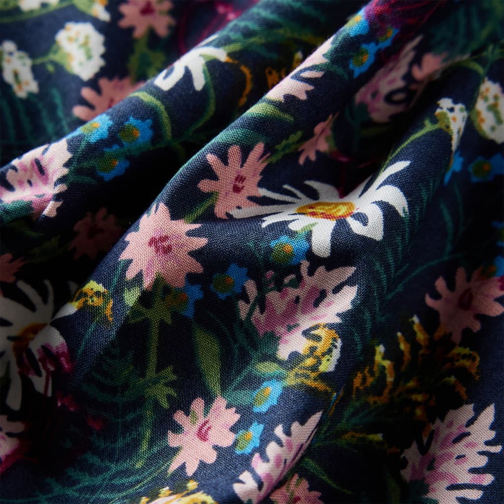 Kinderkleid mit Langen Ärmeln Dunkelblau