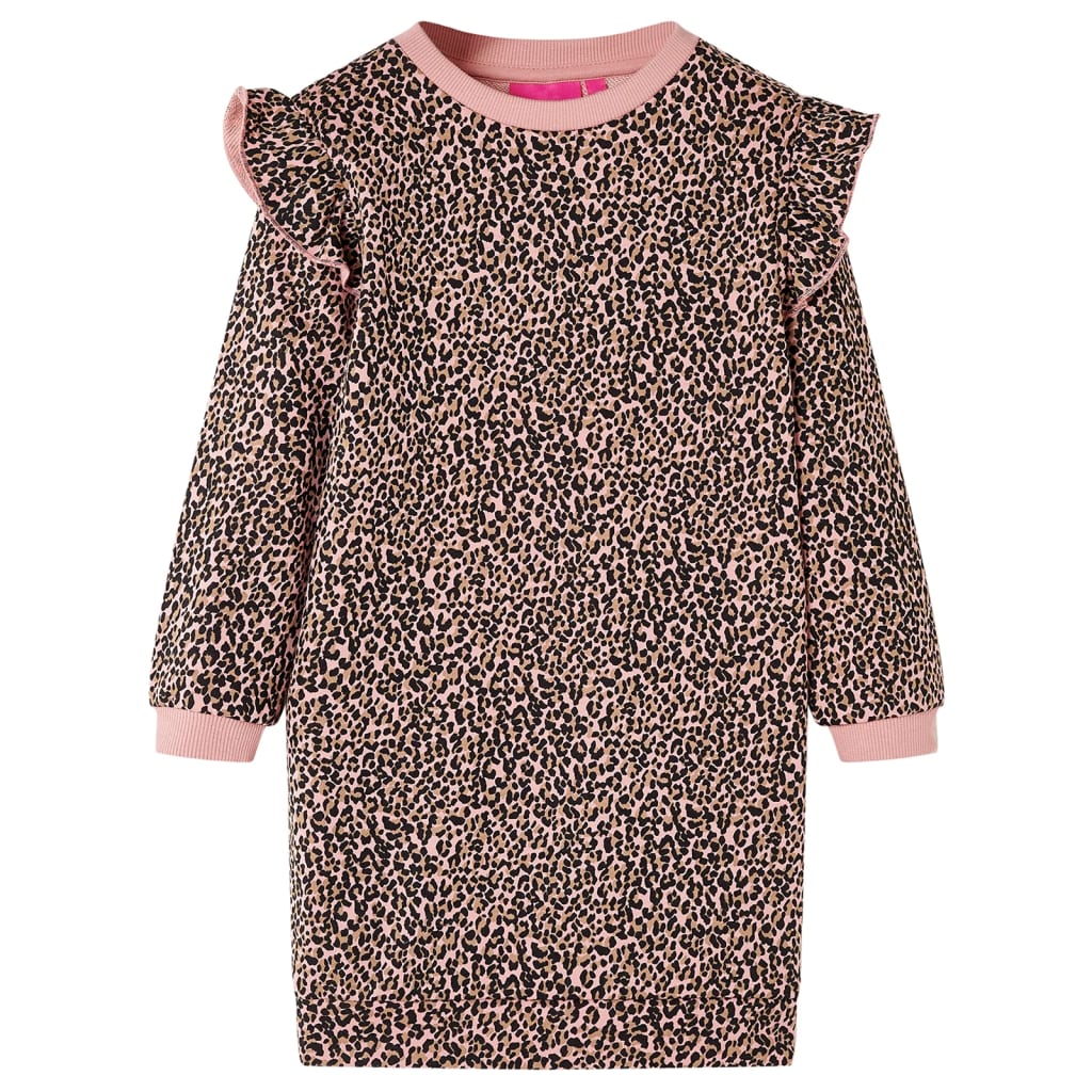 Kinder-Pulloverkleid Mittelrosa