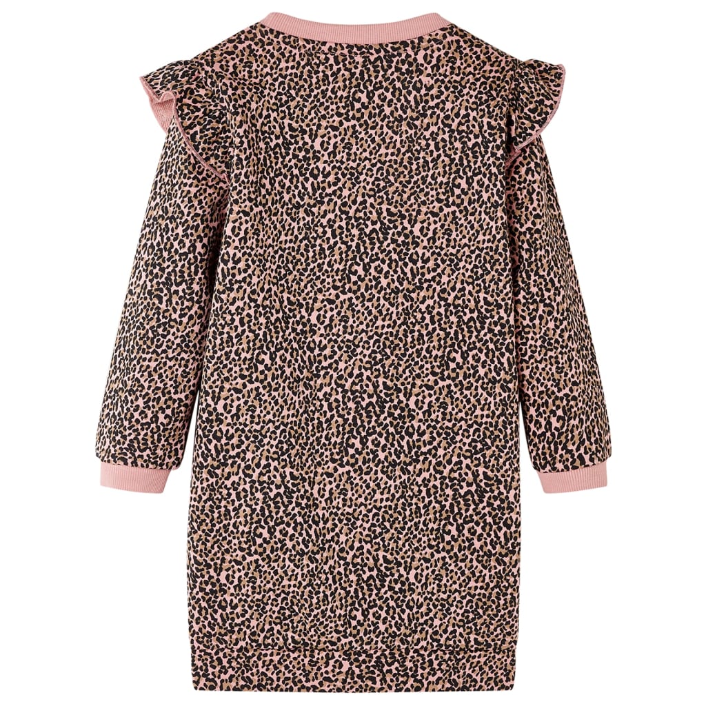 Kinder-Pulloverkleid Mittelrosa
