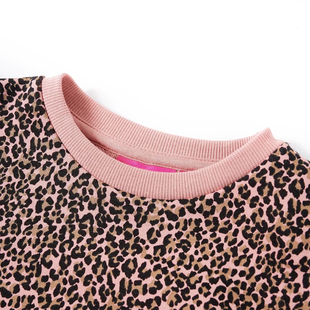 Kinder-Pulloverkleid Mittelrosa