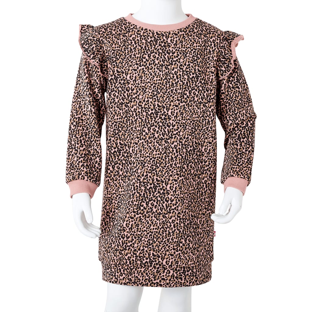 Kinder-Pulloverkleid Mittelrosa