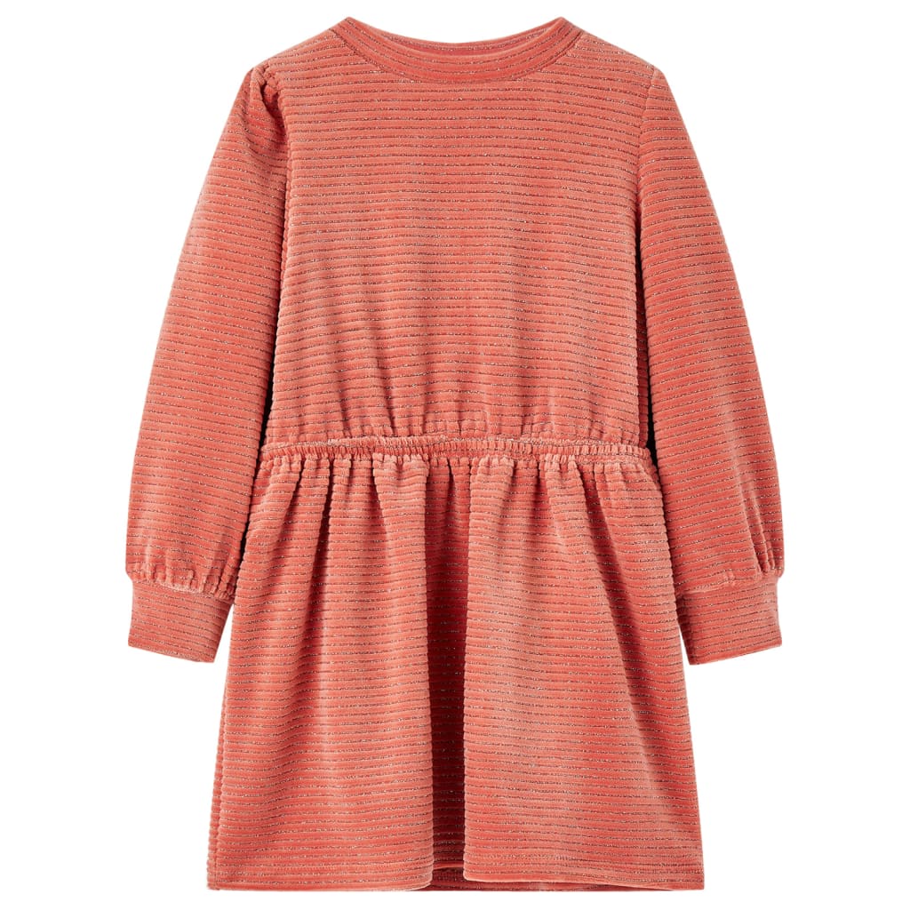 Kinderkleid mit Langen Ärmeln Mittelrosa