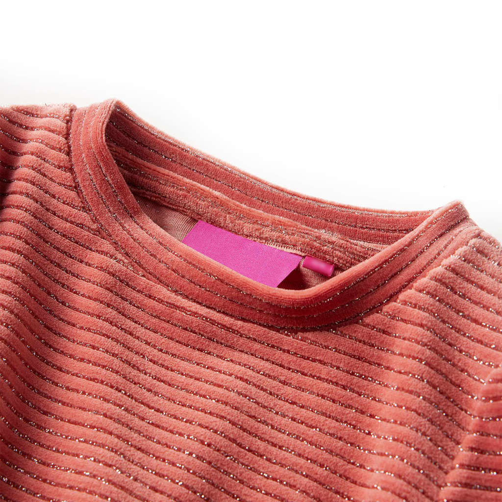 Kinderkleid mit Langen Ärmeln Mittelrosa