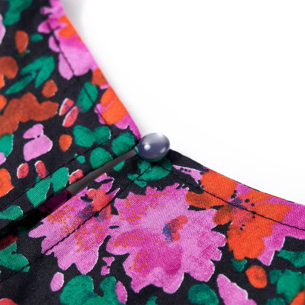 Kinderkleid mit Langen Ärmeln Knallrosa