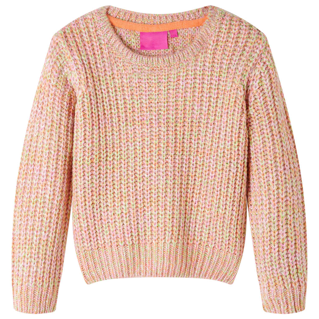 Kinderpullover Gestrickt Zartrosa