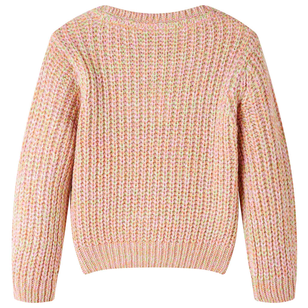 Kinderpullover Gestrickt Zartrosa