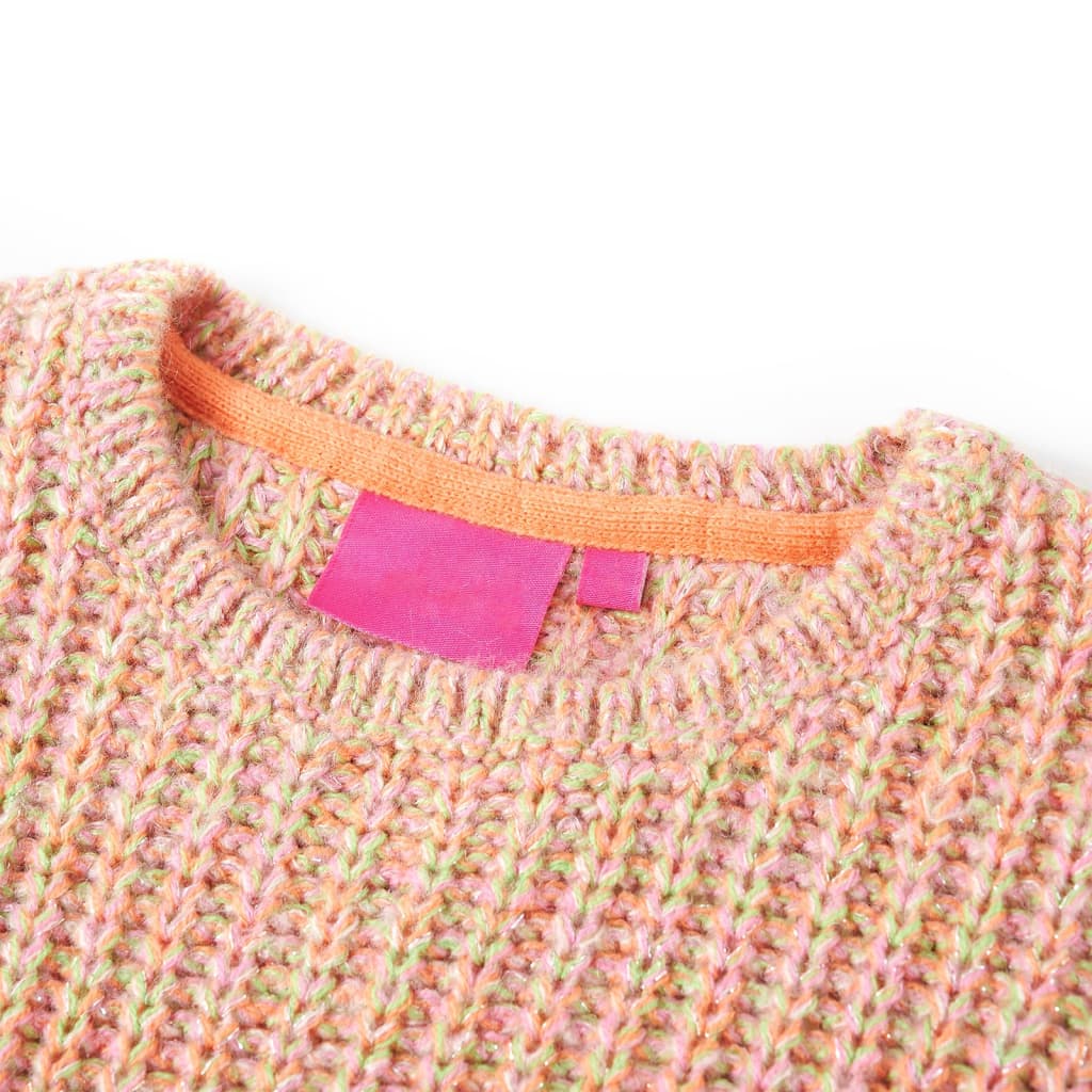 Kinderpullover Gestrickt Zartrosa
