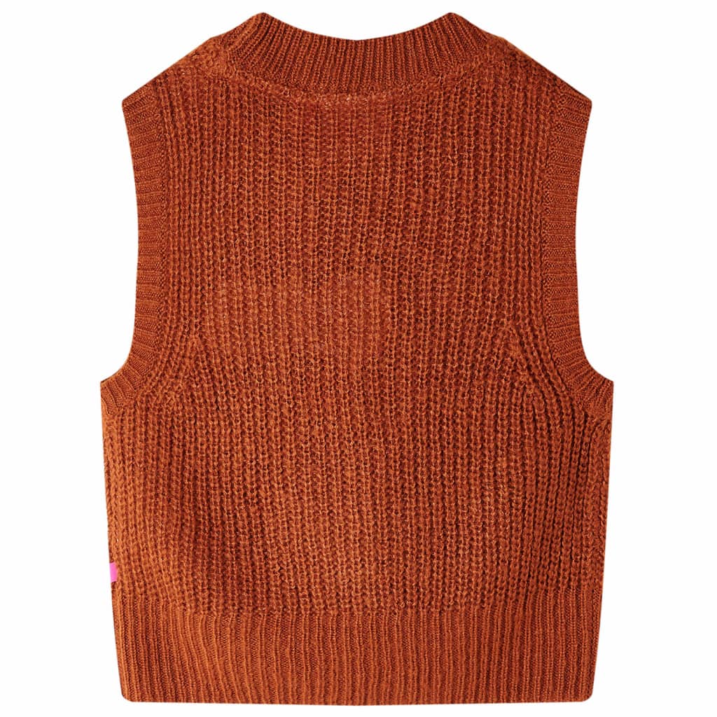 Kinder-Pulloverweste Gestrickt