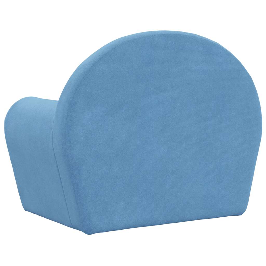 Kinder-Schlafsofa 2-Sitzer Weicher Plüsch für Kinder