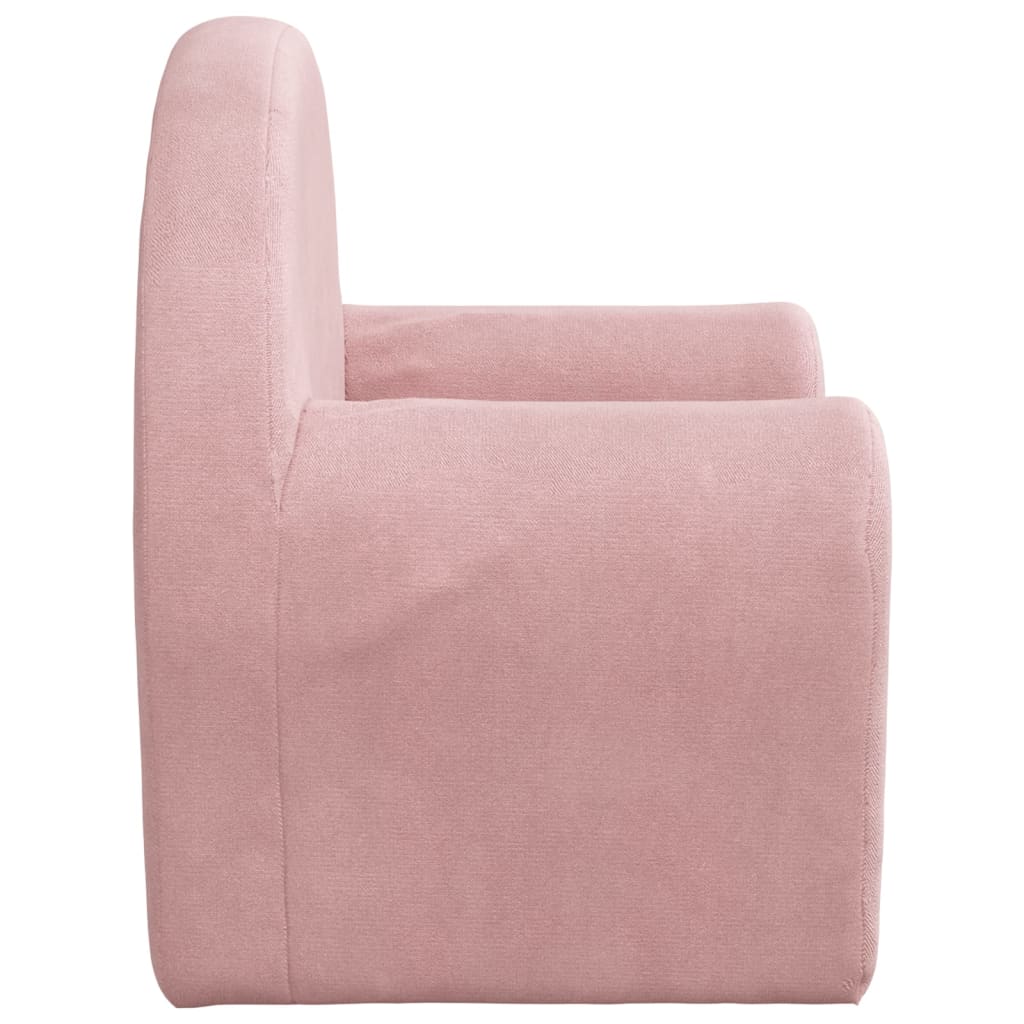 Kinder-Schlafsofa 2-Sitzer Weicher Plüsch für Kinder
