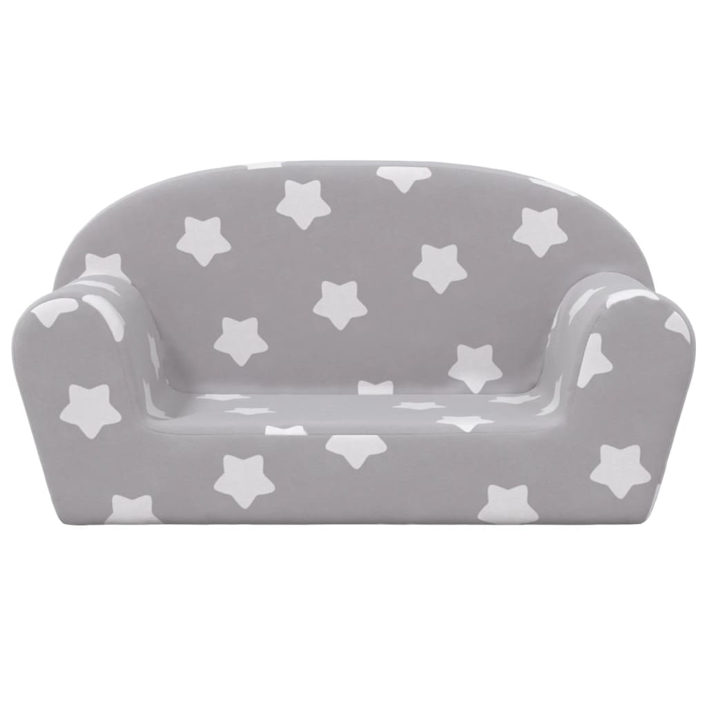 Kinder-Schlafsofa 2-Sitzer Weicher Plüsch für Kinder