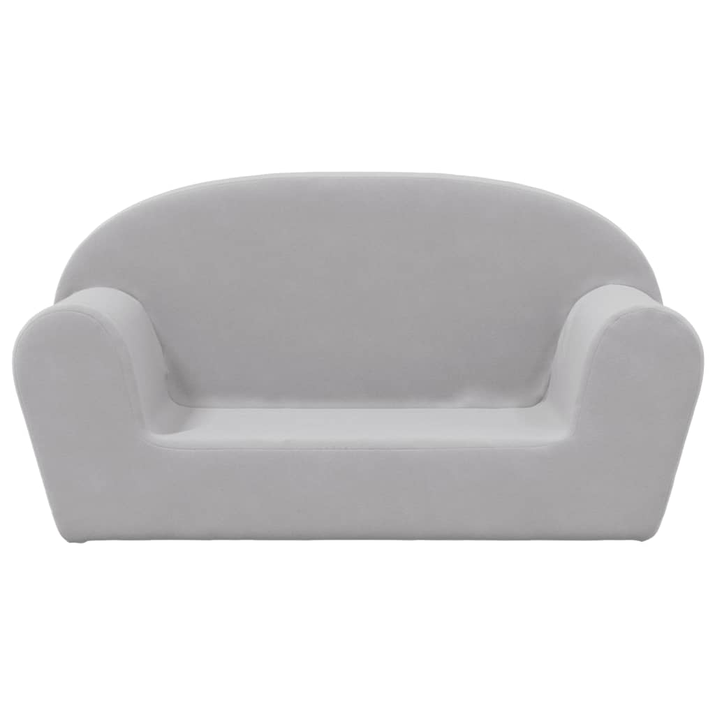 Kinder-Schlafsofa 2-Sitzer Weicher Plüsch für Kinder